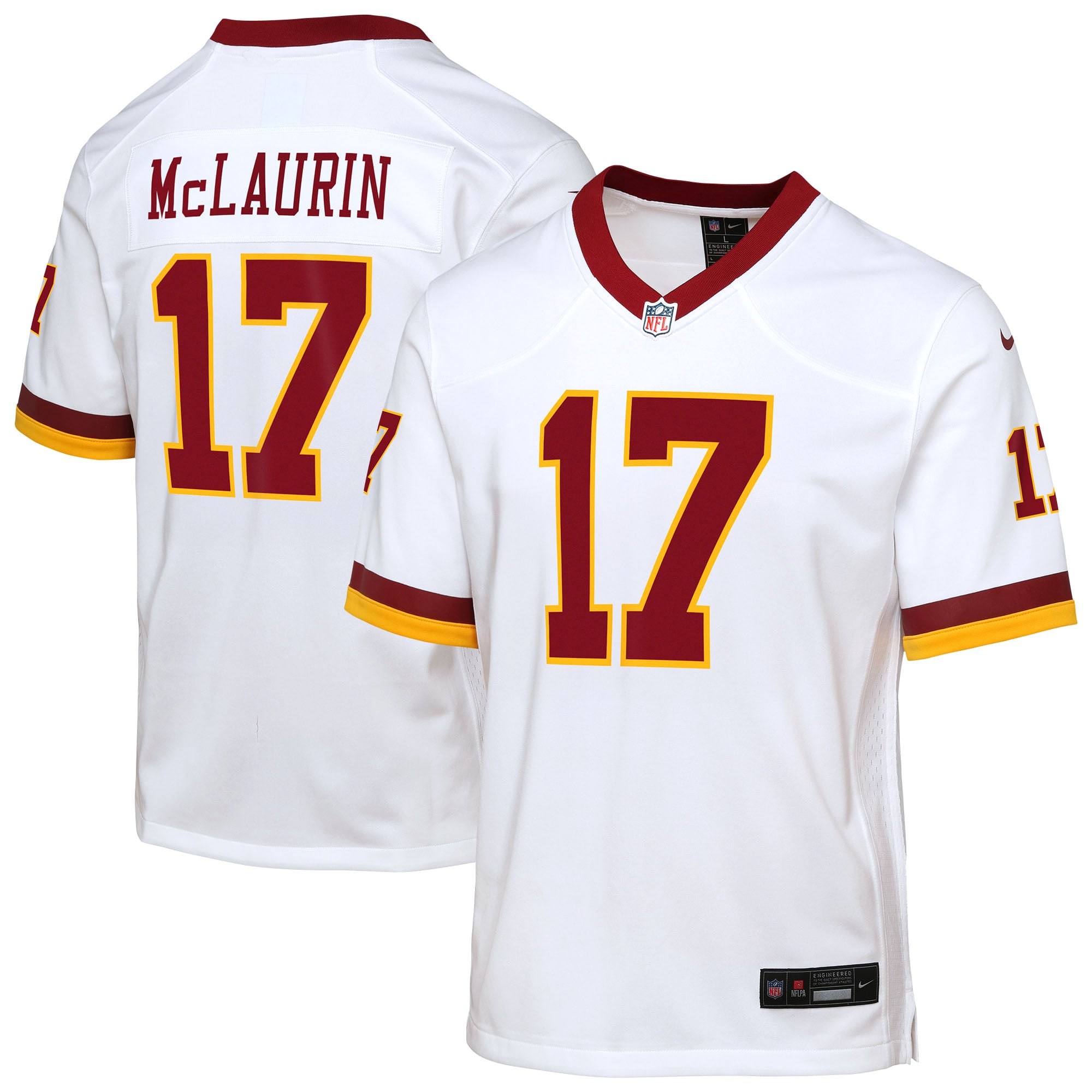 Terry McLaurin Washington Commanders Youth Super Bowl Era Game Jersey - White