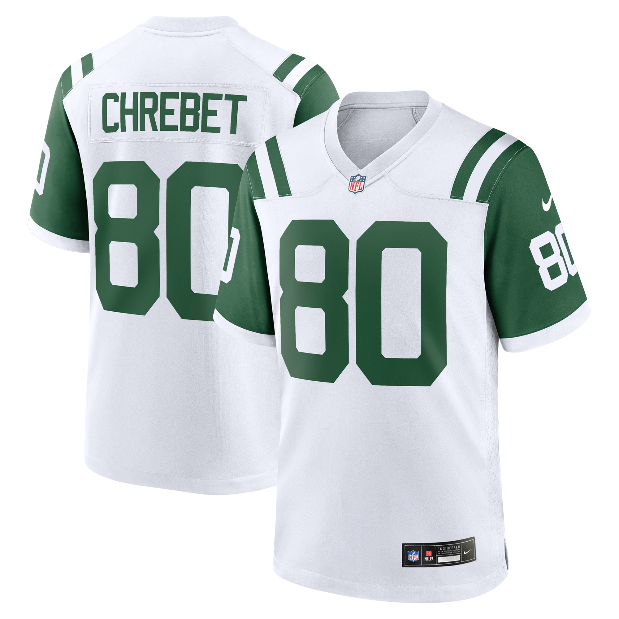 Wayne Chrebet New York Jets Alternate NFL Jersey - White | EliteKitZone