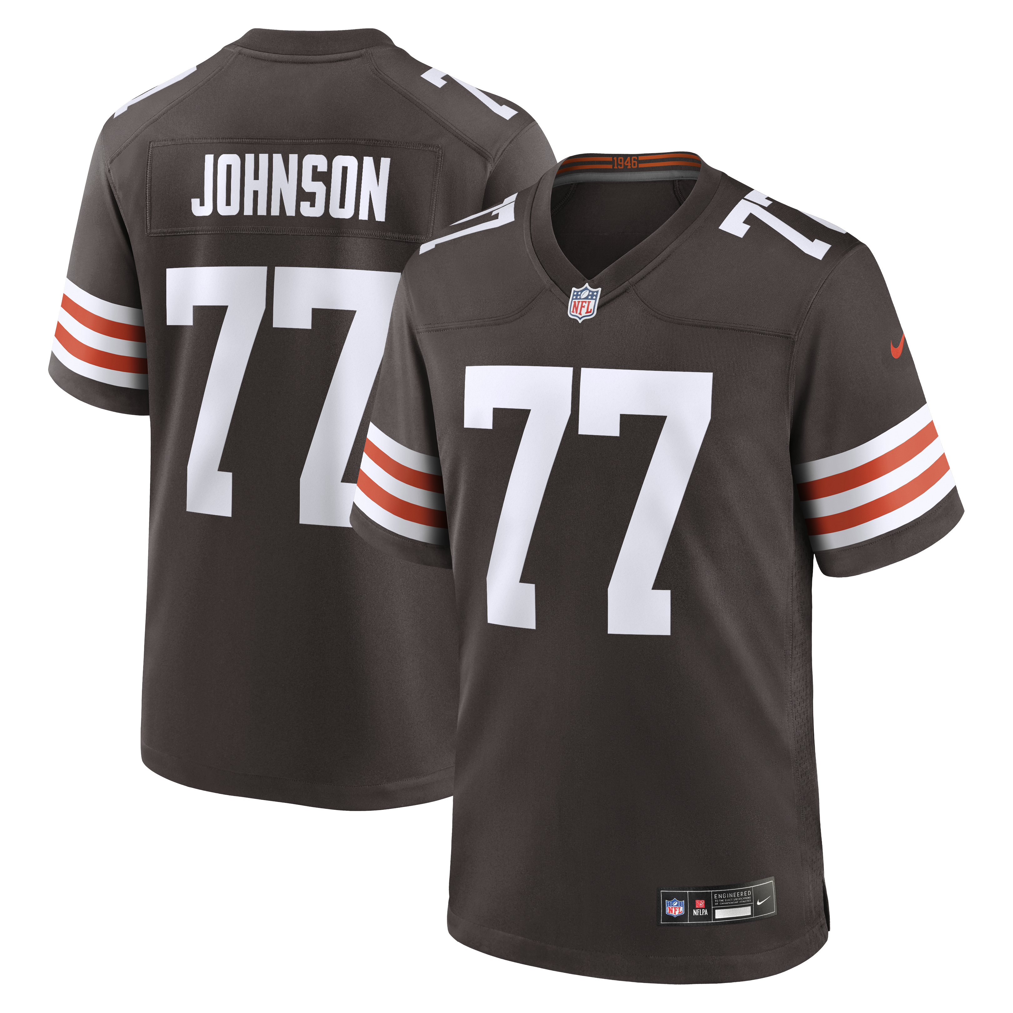 Zion Johnson Cleveland Browns NFL Jersey | EliteKitZone