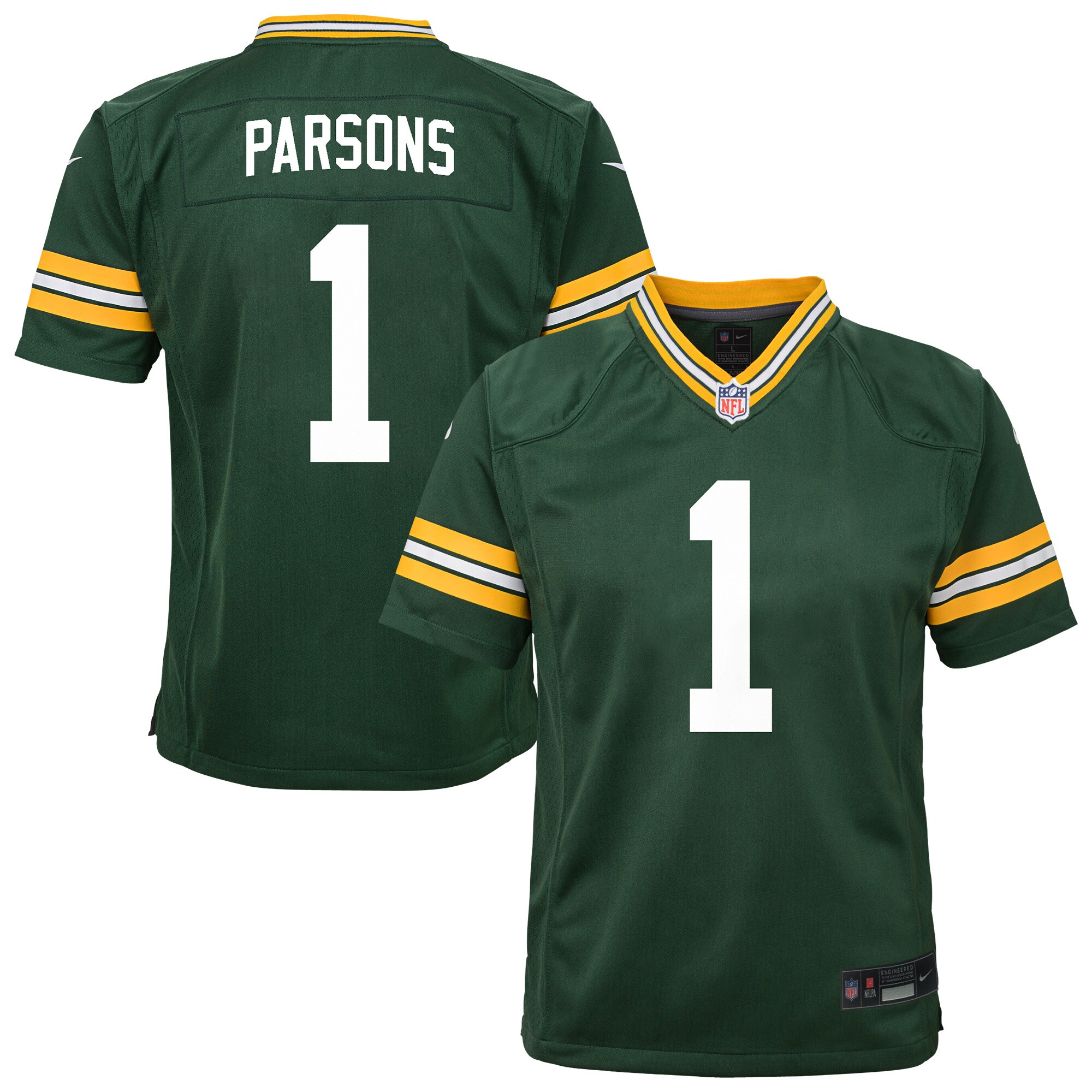 Micah Parsons Green Bay Packers Green Game Jersey
