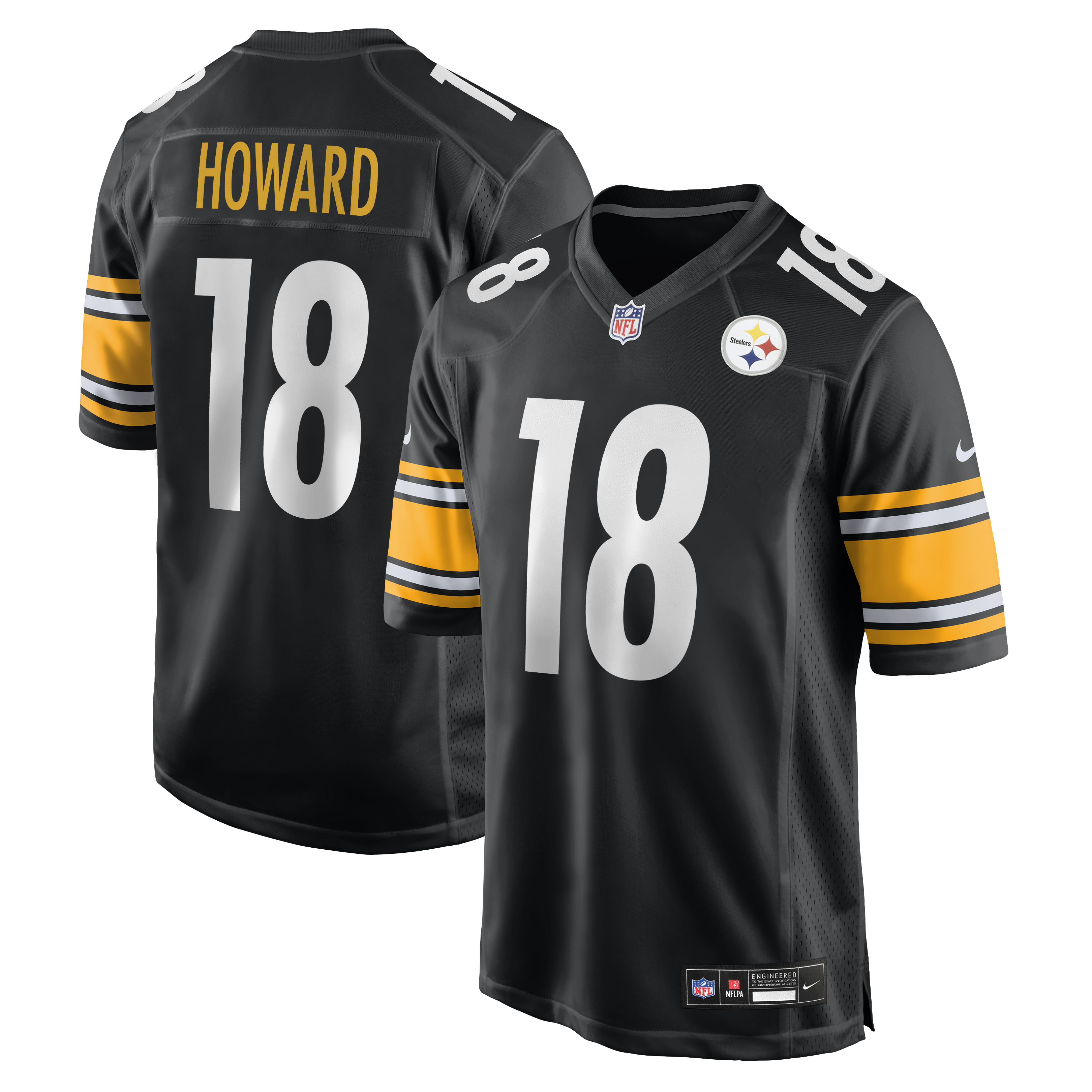 Will Howard Pittsburgh Steelers NFL Jersey - Black | EliteKitZone