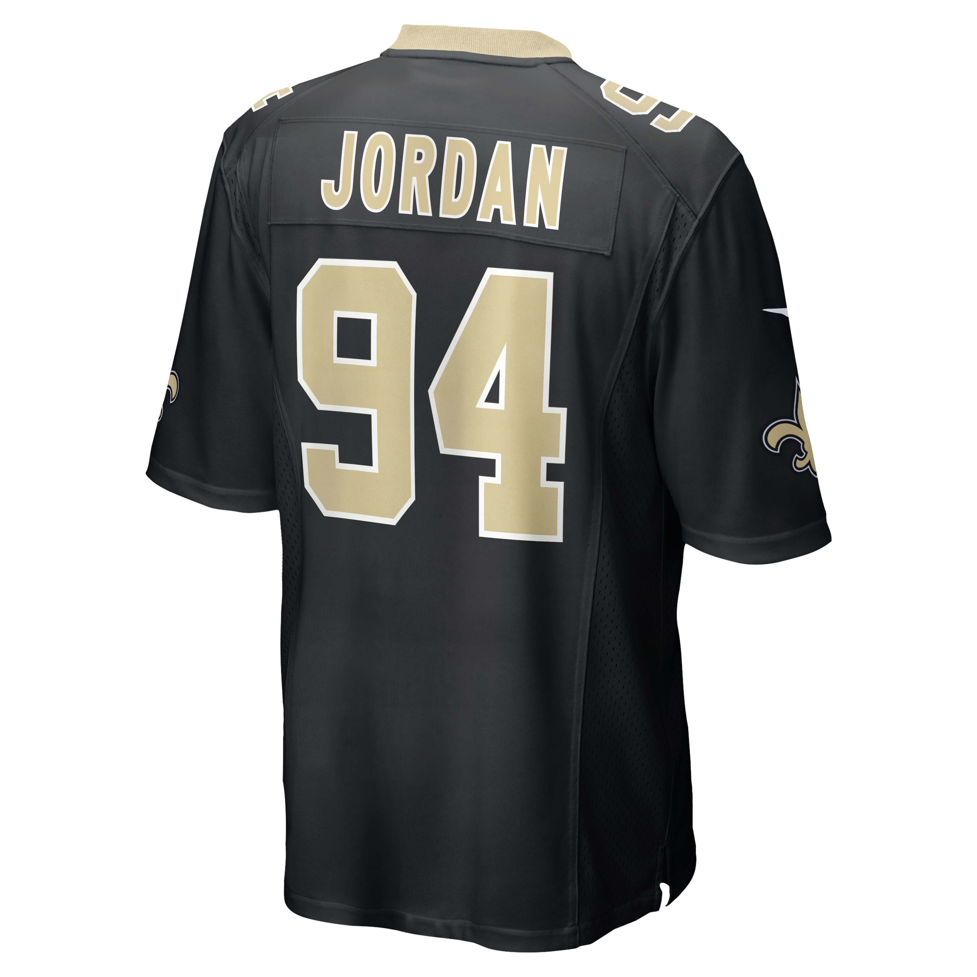 Cameron Jordan New Orleans Saints Black Game Jersey