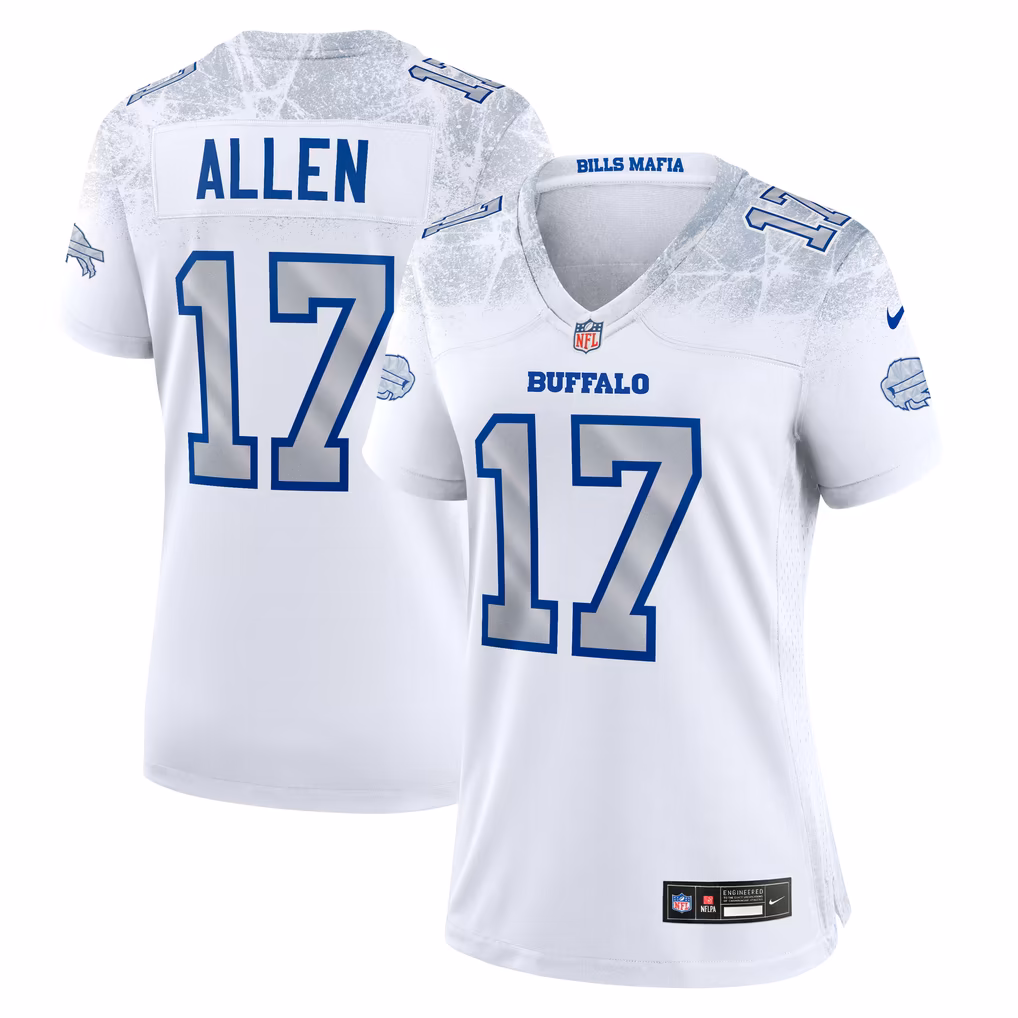 Josh Allen Buffalo Bills White Rivalries Collection Jersey