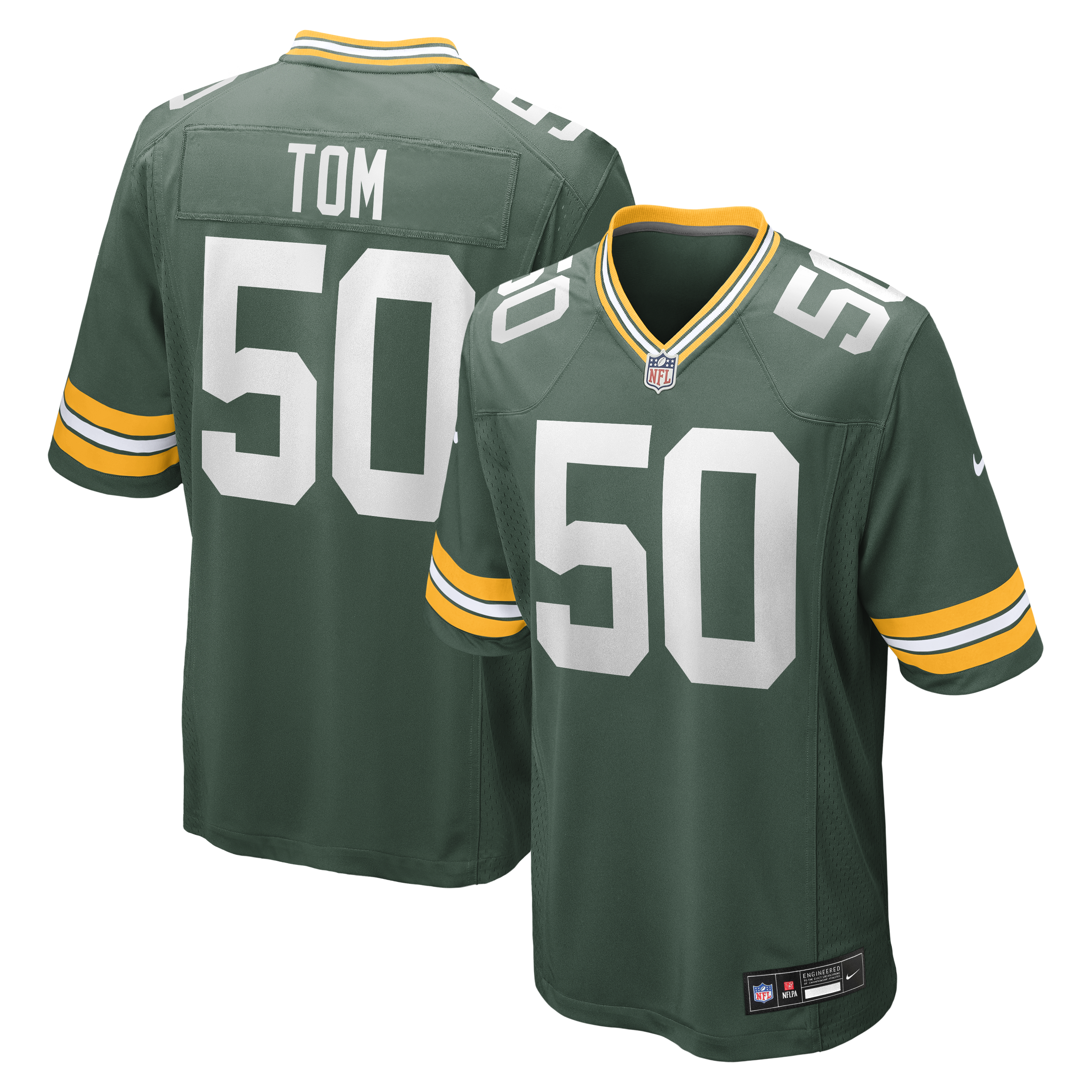 Zach Tom Green Bay Packers NFL Jersey - Green | EliteKitZone