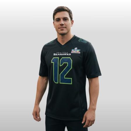 Seattle Seahawks Super Bowl LX Champions Team Jersey