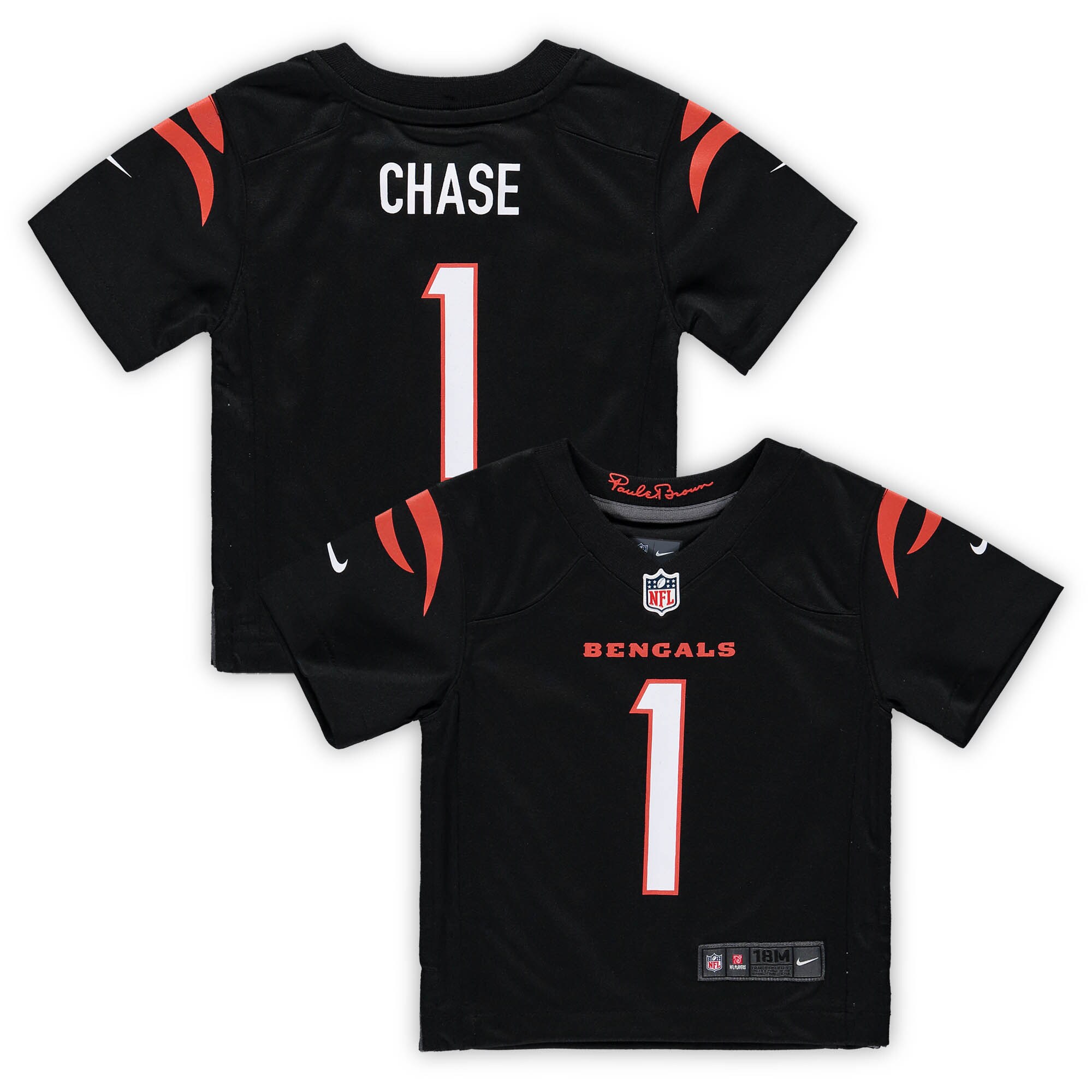 Jamarr Chase Cincinnati Bengals Black Game Jersey