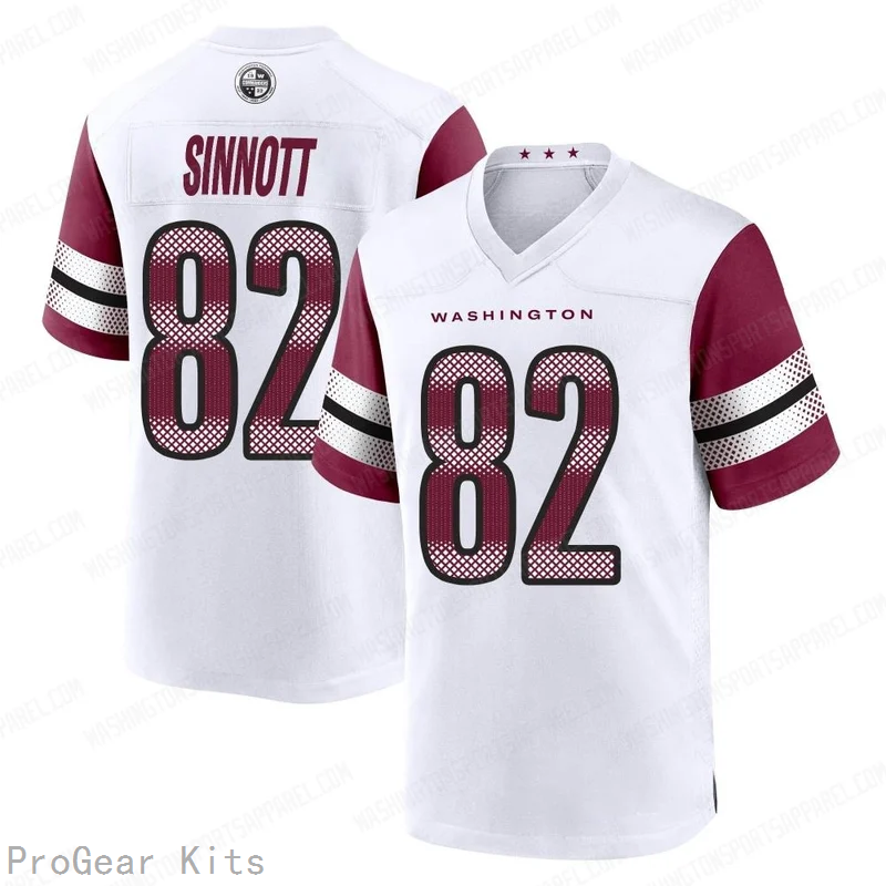 Ben Sinnott Washington Commanders White Game Jersey