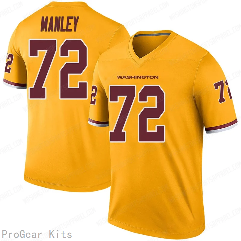 Dexter Manley Washington Commanders Gold Color Rush Jersey