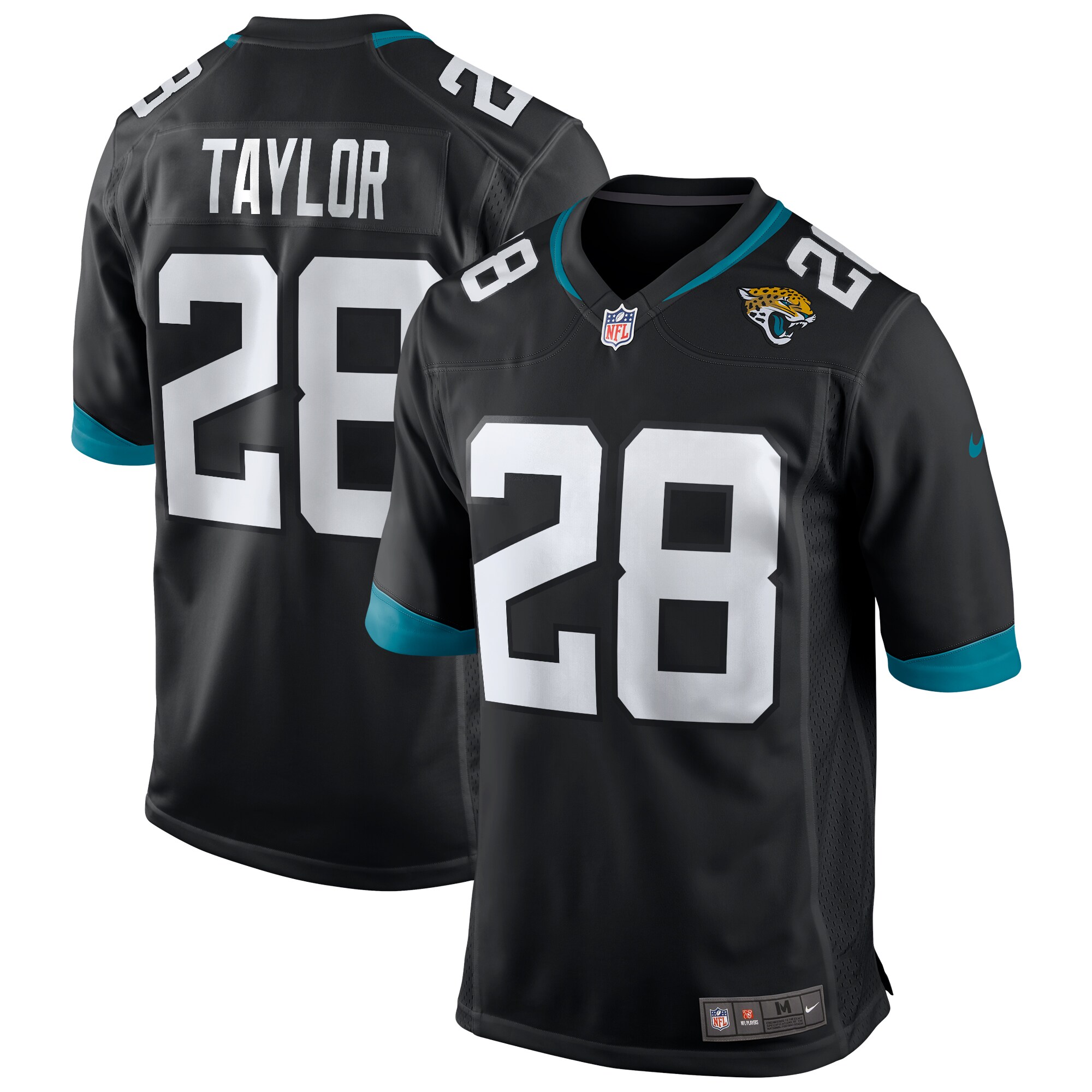 Fred Taylor Jacksonville Jaguars Black Retired Player Jersey