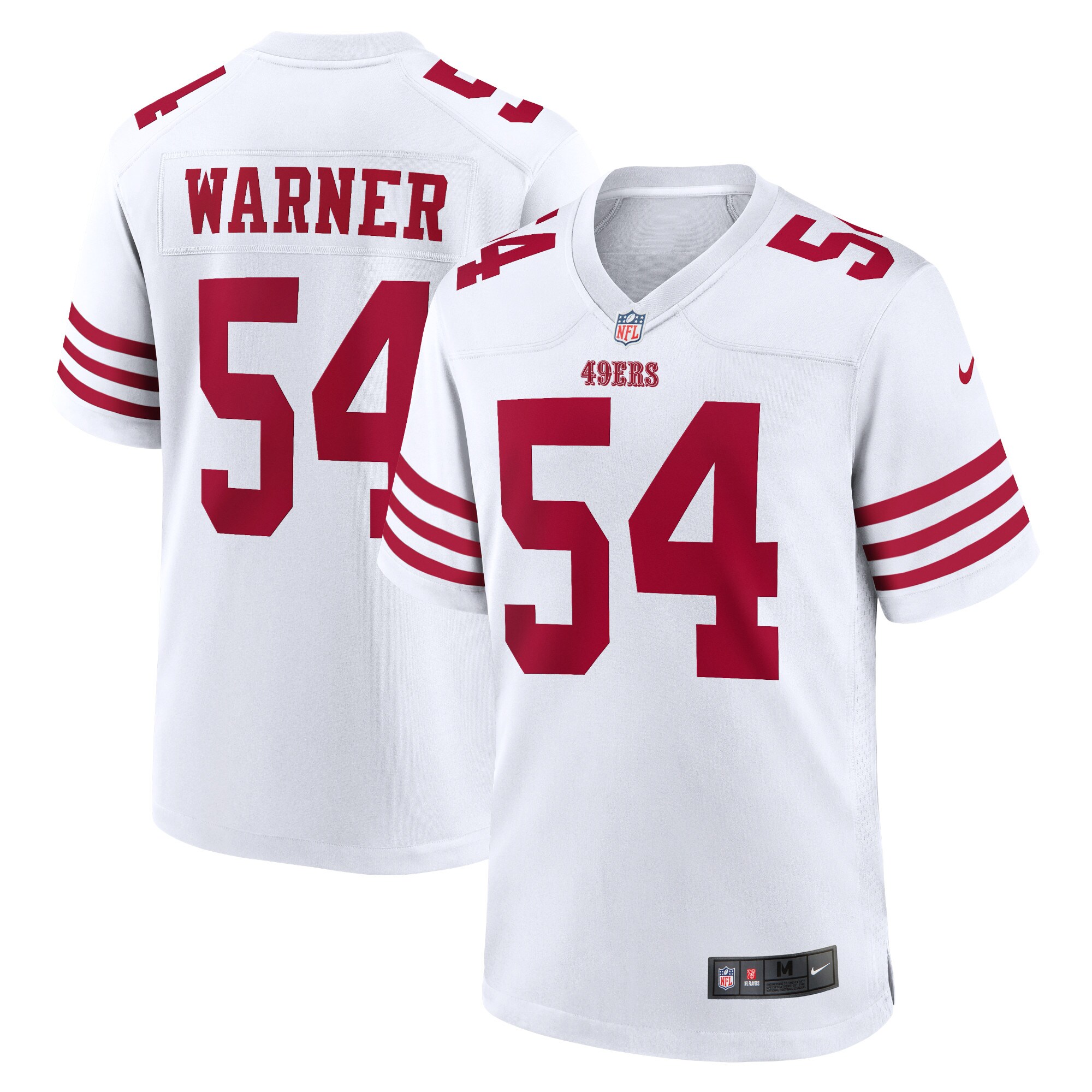 Fred Warner San Francisco 49ers White Game Jersey