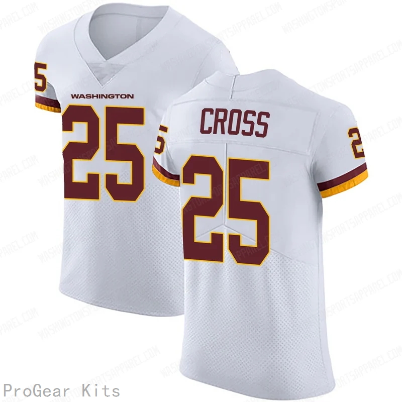 Nick Cross Washington Commanders White Elite Jersey