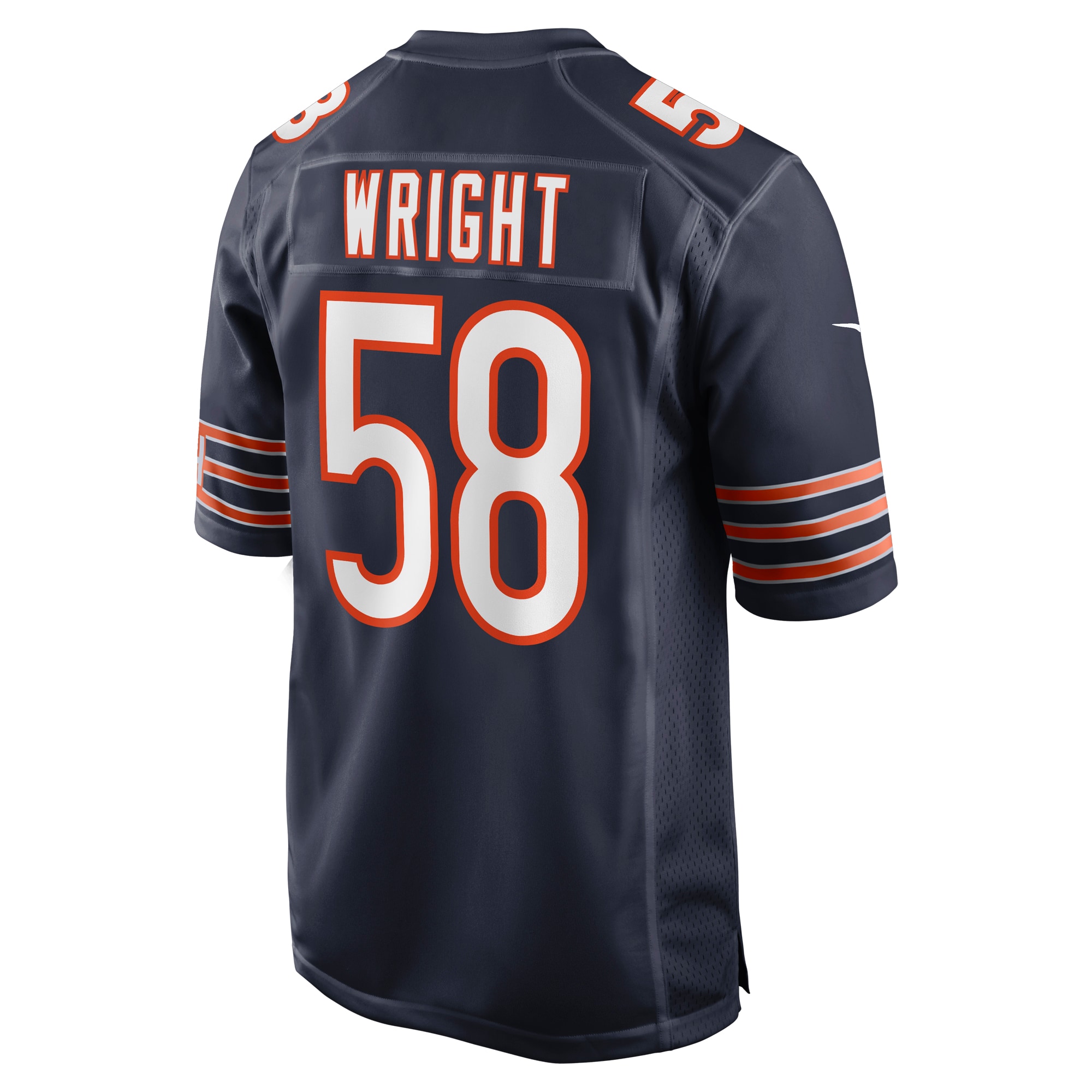 Darnell Wright Chicago Bears Navy Game Jersey