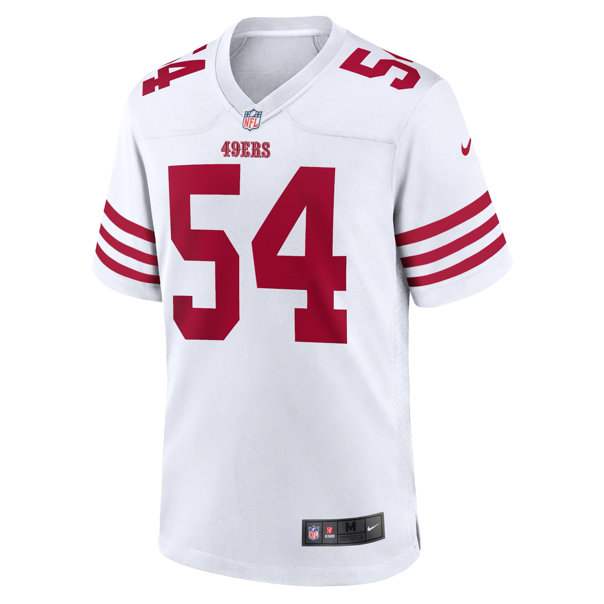 Fred Warner San Francisco 49ers White Game Jersey