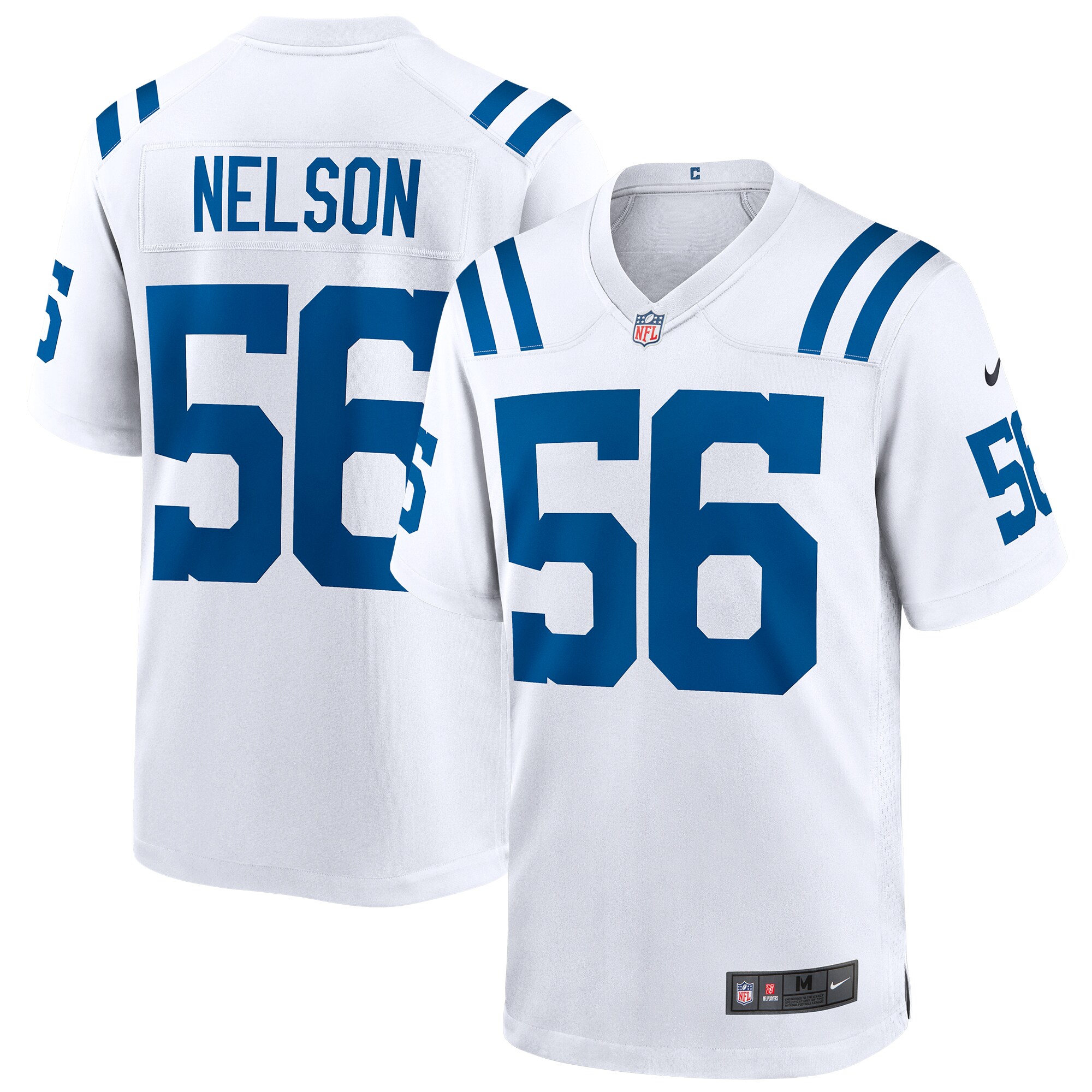 Quenton Nelson Indianapolis Colts White Game Jersey