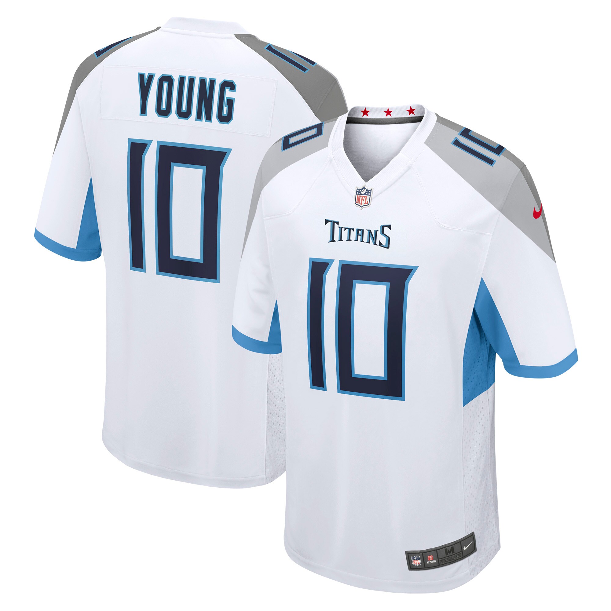 Vince Young Tennessee Titans White Retired Player Jersey