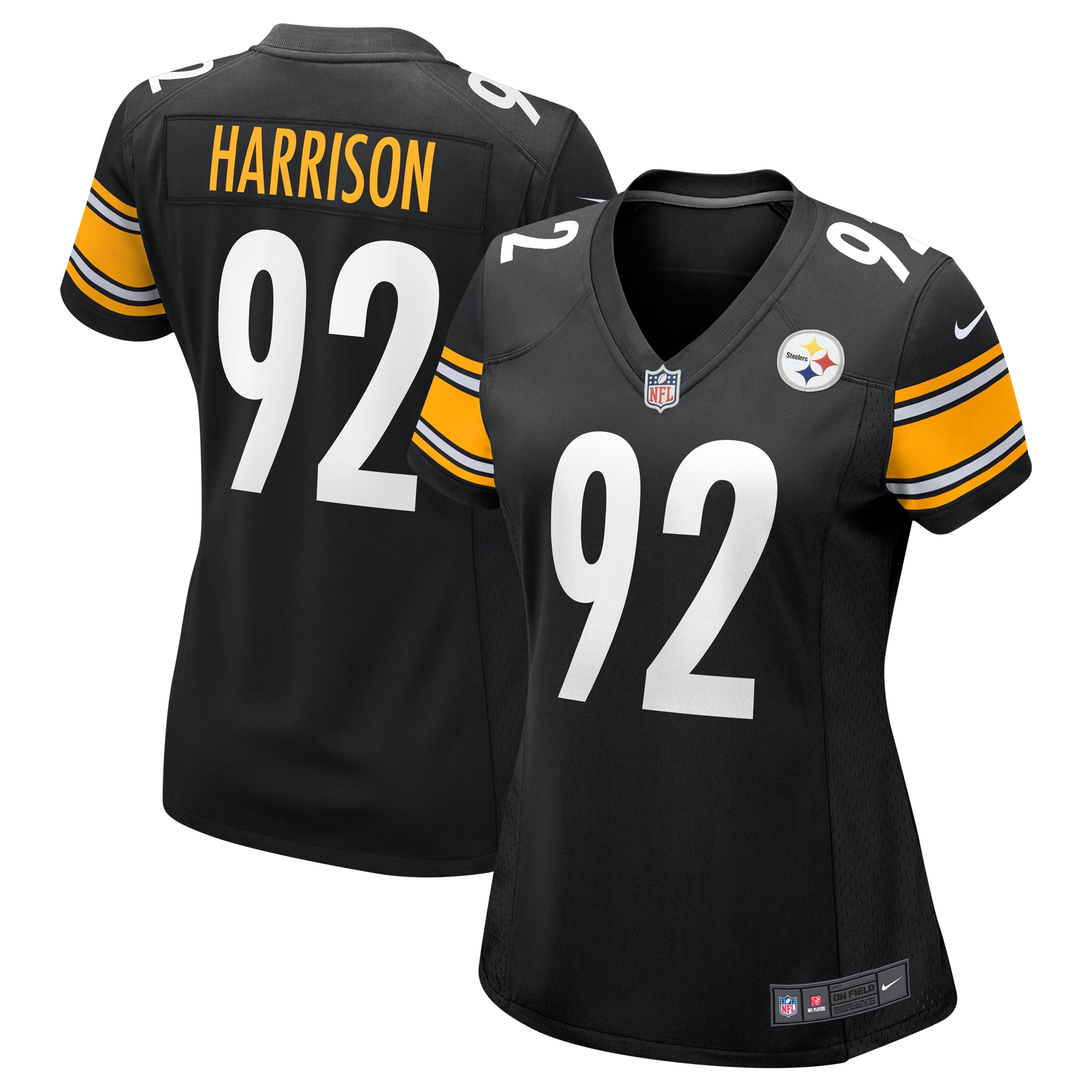 Youth James Harrison Pittsburgh Steelers Women's Retired Game Jersey - Black | EliteKitZone