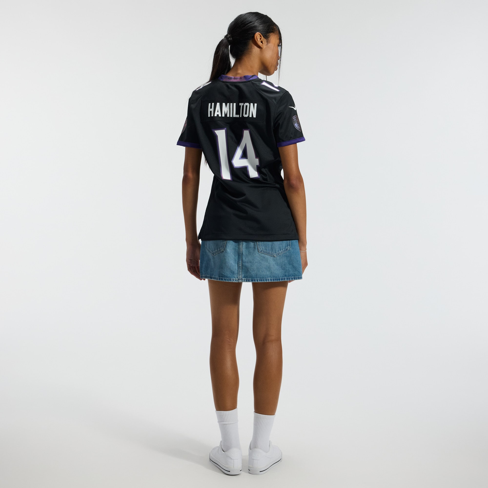 Kyle Hamilton Baltimore Ravens Black Game Jersey