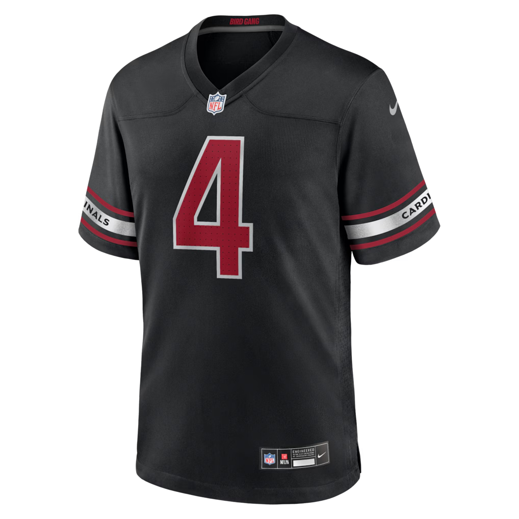 Arizona Cardinals Jeremiyah Love Black Alternate Game Jersey | Lightweight Fan Gear