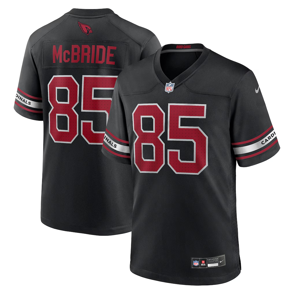 Arizona Cardinals Trey McBride Black Alternate Game Jersey | Lightweight Fan Gear