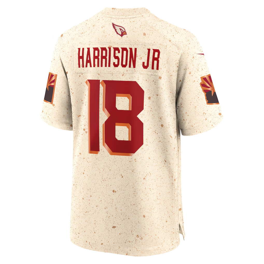 Arizona Cardinals Marvin Harrison Jr. 2025 Rivalries Game Jersey | Sandblasted Fan Gear