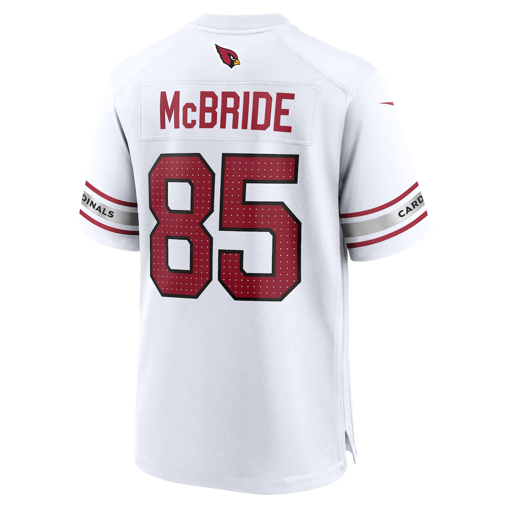 Arizona Cardinals Trey McBride White Game Jersey | Midweight Fan Gear