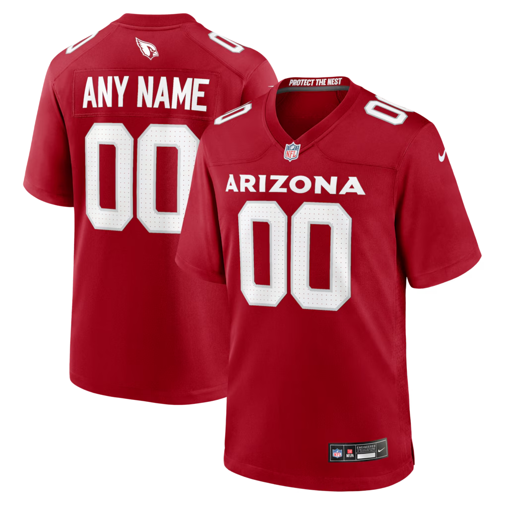 Arizona Cardinals Cardinal Custom Game Jersey | Personalized Fan Gear
