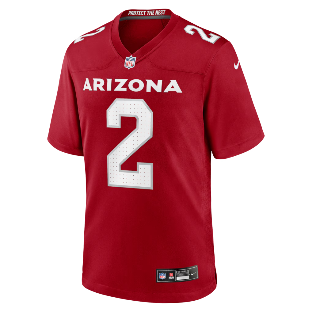 Arizona Cardinals Will Johnson Cardinal Team Game Jersey | Lightweight Fan Gear