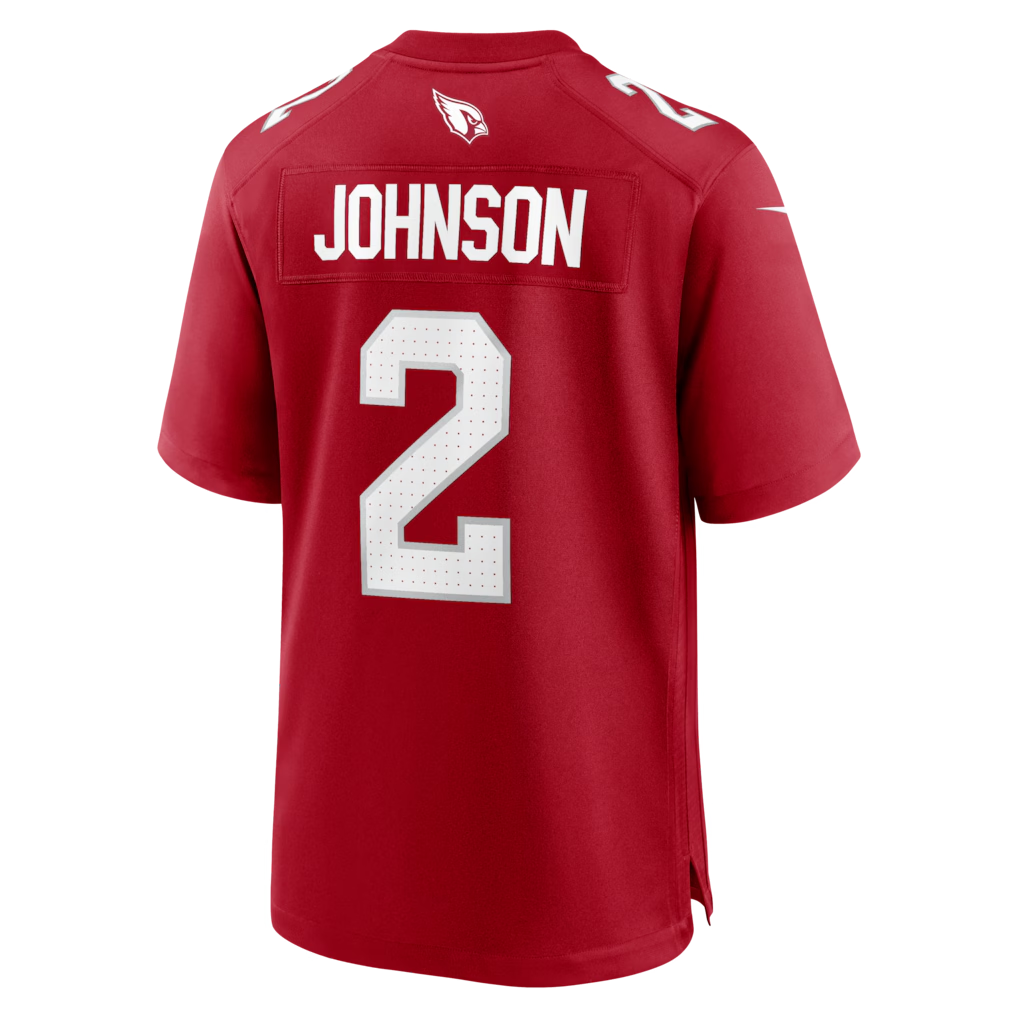 Arizona Cardinals Will Johnson Cardinal Team Game Jersey | Lightweight Fan Gear