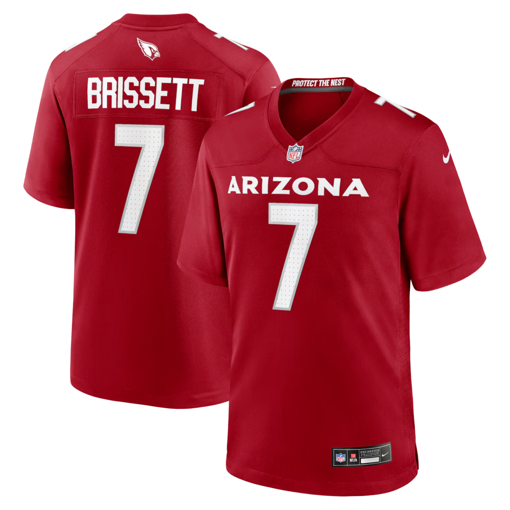 Arizona Cardinals Jacoby Brissett Cardinal Team Game Jersey | Midweight Fan Gear