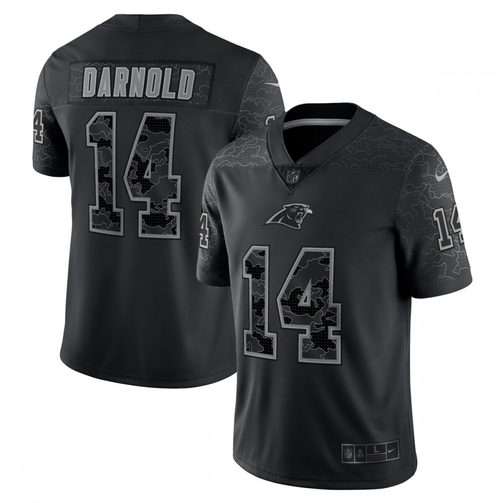 Sam Darnold Carolina Panthers RFLCTV Limited Jersey - Black