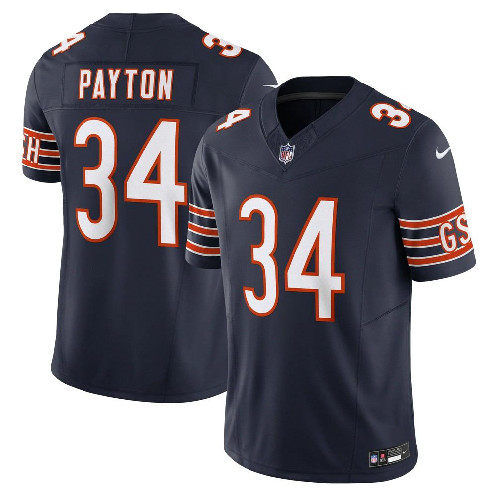 Walter Payton Chicago Bears Vapor F.U.S.E. Limited Jersey - Navy