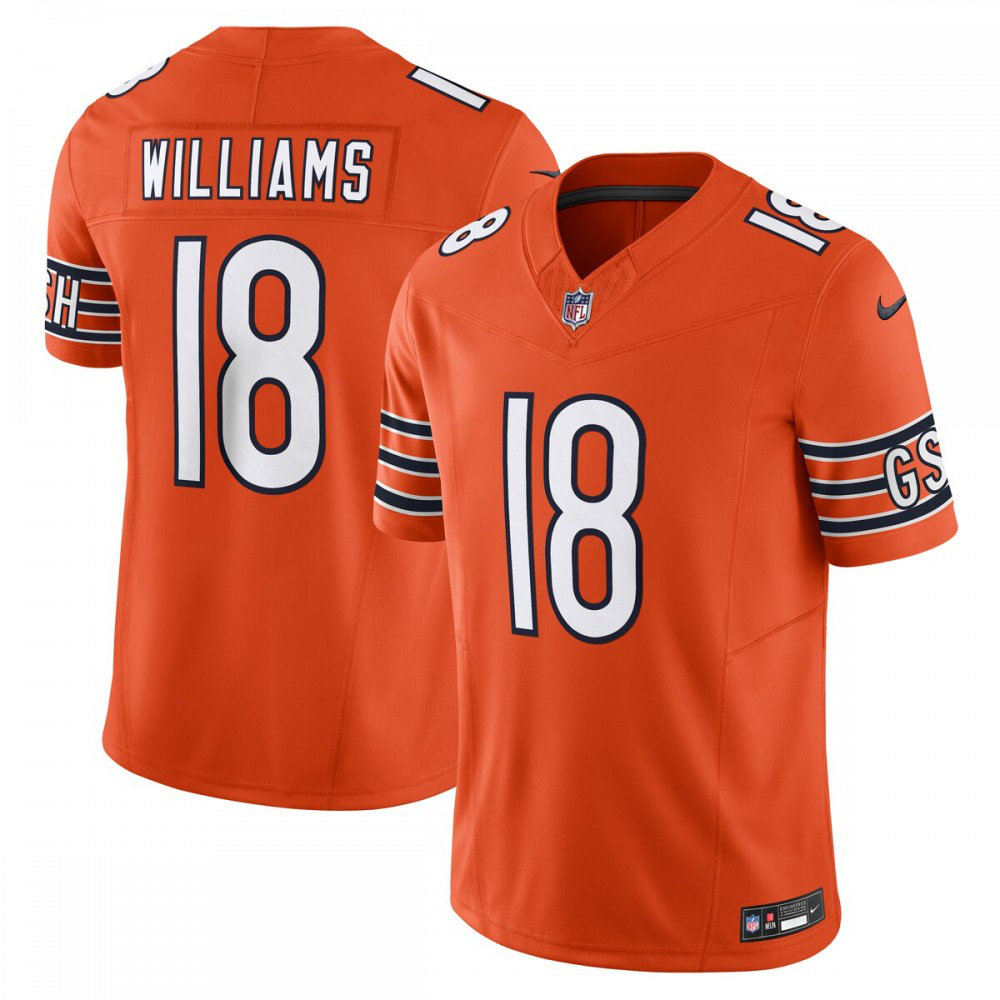 Caleb Williams Chicago Bears Vapor F.U.S.E. Limited Jersey - Orange