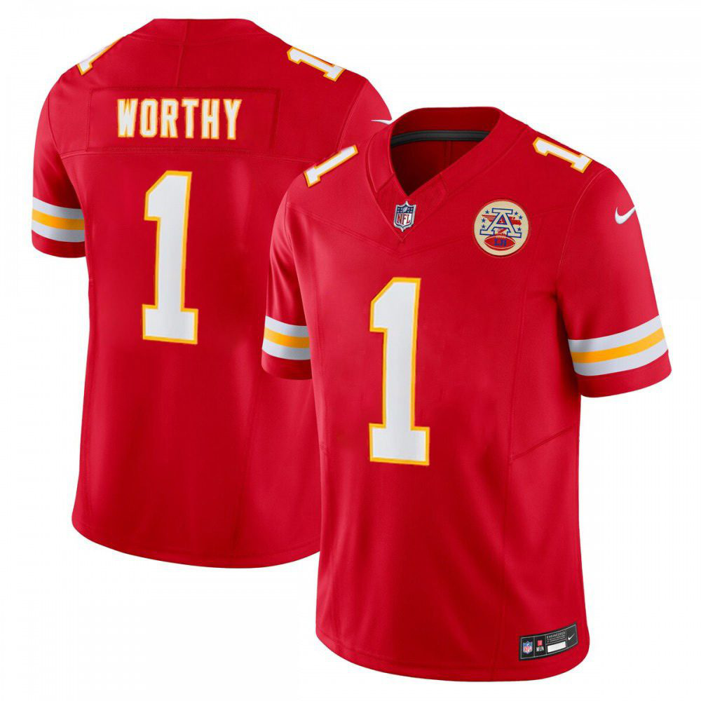Xavier Worthy Kansas City Chiefs Vapor F.U.S.E. Limited Jersey - Red