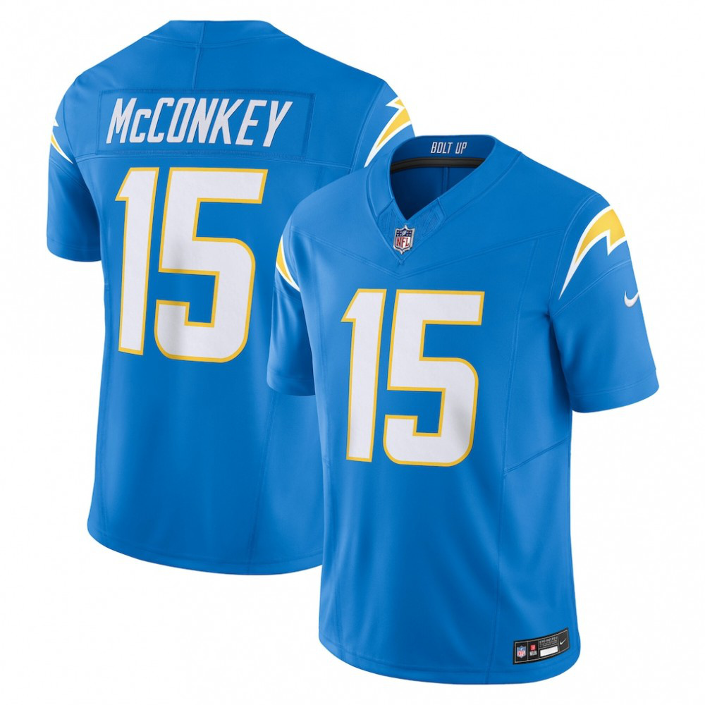 Ladd McConkey Los Angeles Chargers Team Vapor F.U.S.E. Limited Jersey - Powder Blue