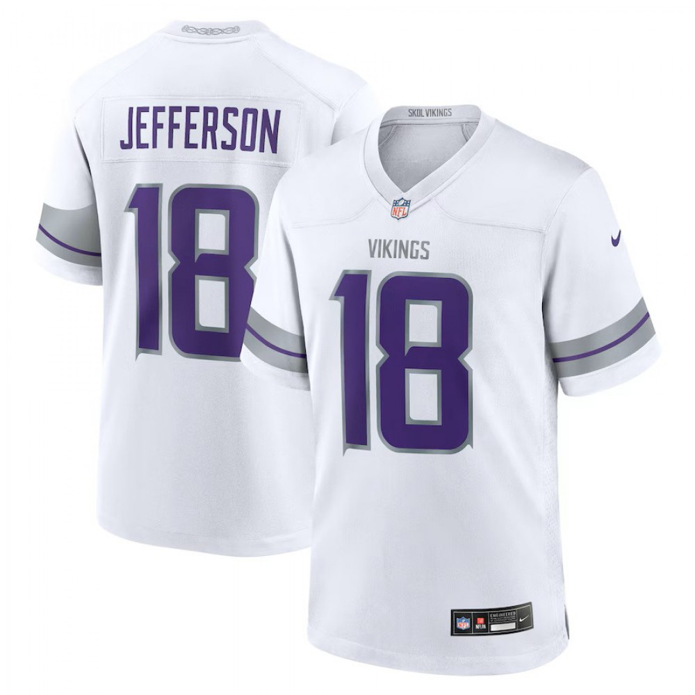Justin Jefferson Minnesota Vikings Alternate Vapor F.U.S.E. Retired Player Limited Jersey - White