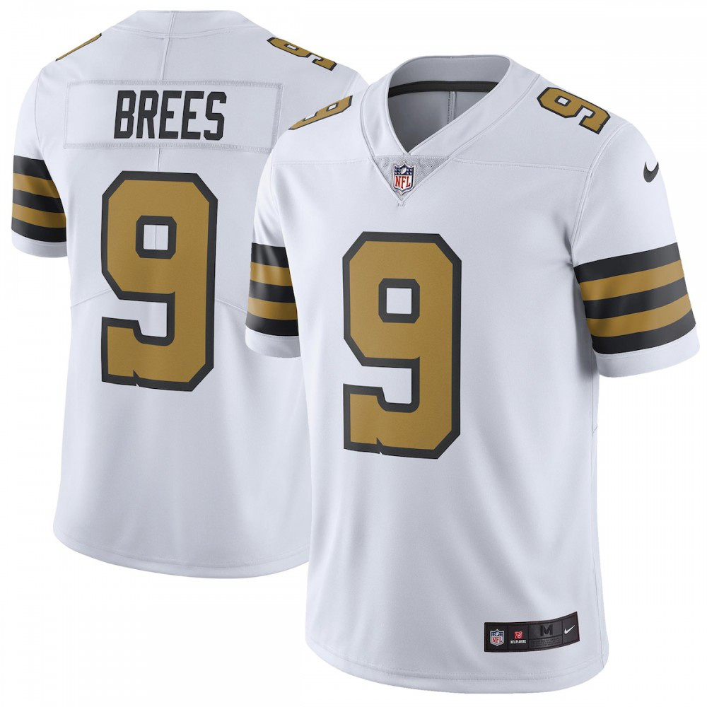 Drew Brees New Orleans Saints Vapor Untouchable Color Rush Limited Player Jersey - White