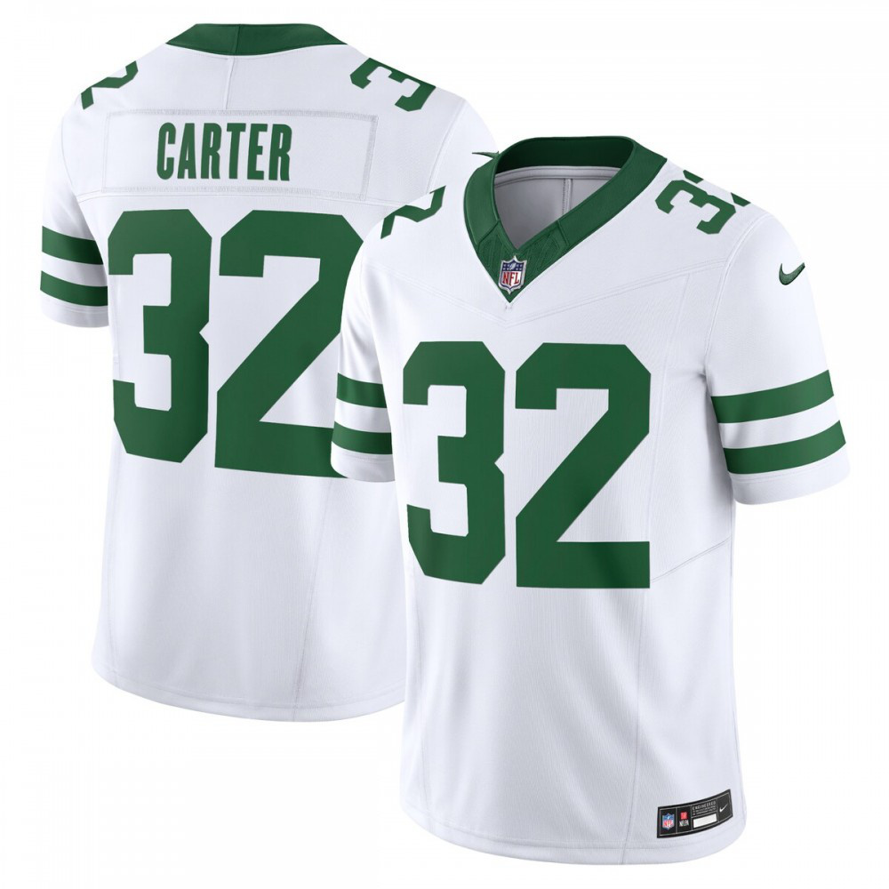 Michael Carter New York Jets Vapor F.U.S.E. Limited Jersey - White