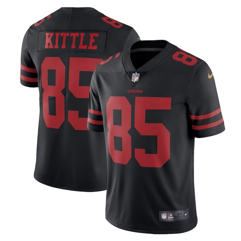George Kittle San Francisco 49ers Vapor Limited Jersey - Black