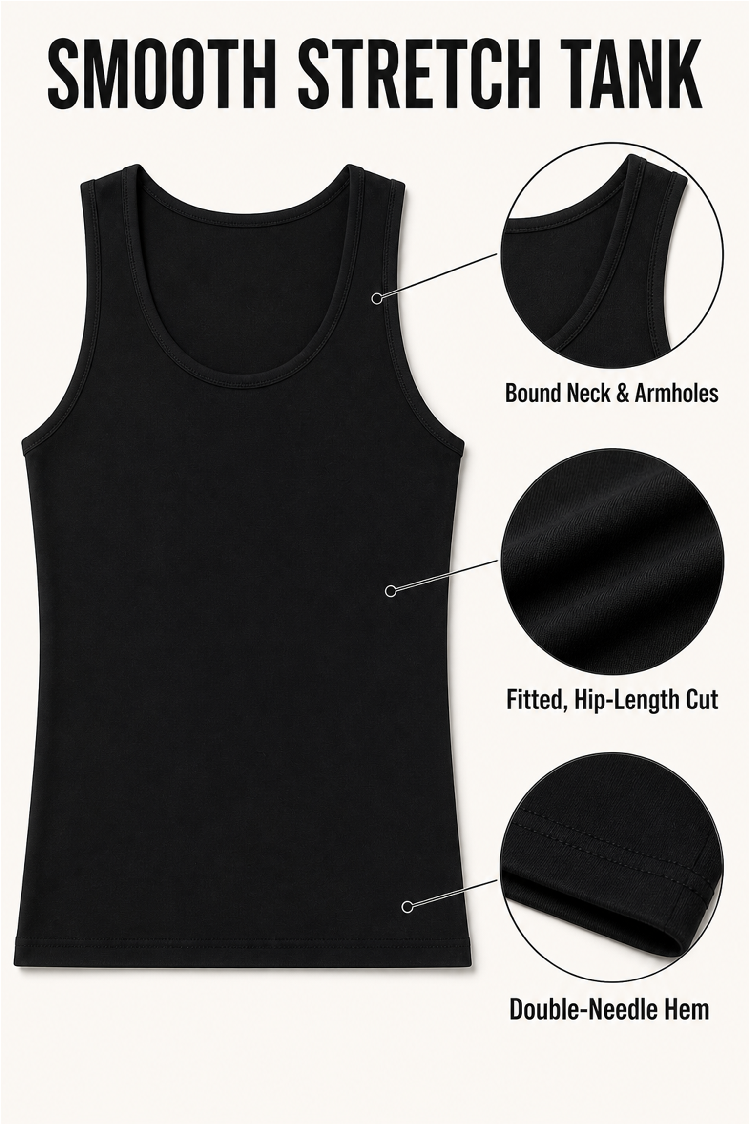 Tank construction and bound edge details