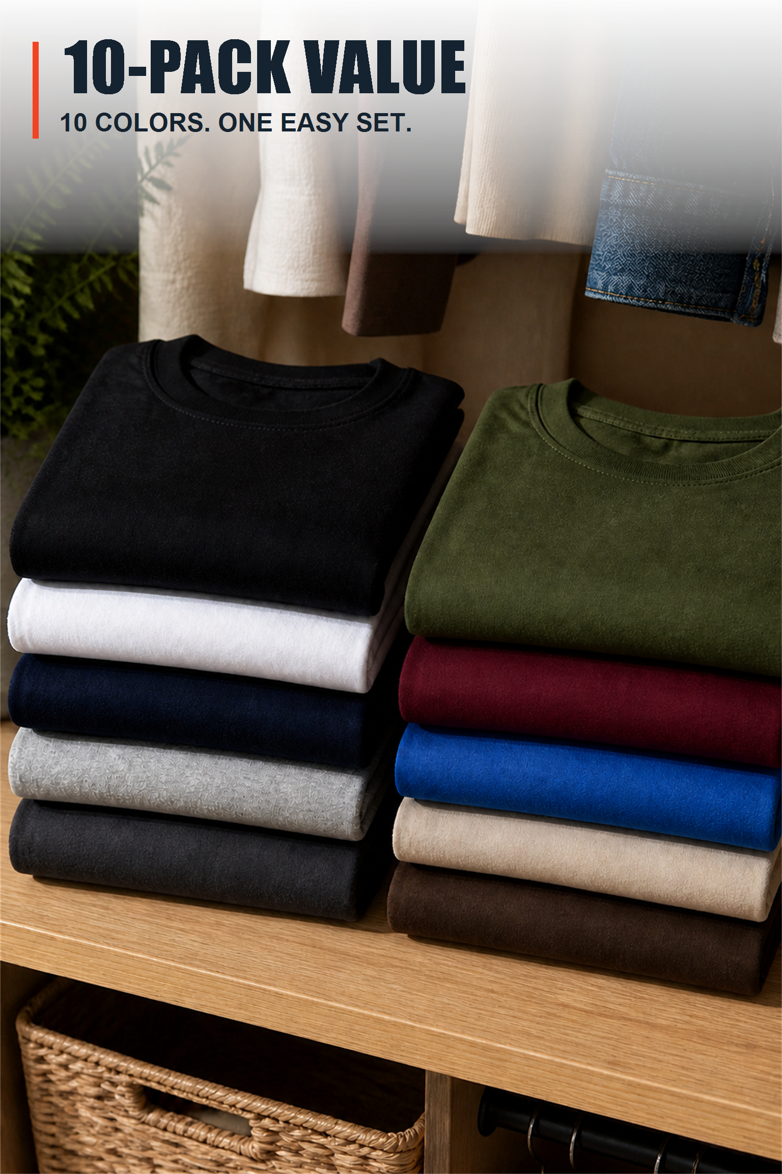 10-Pack value ten colors one easy rotation