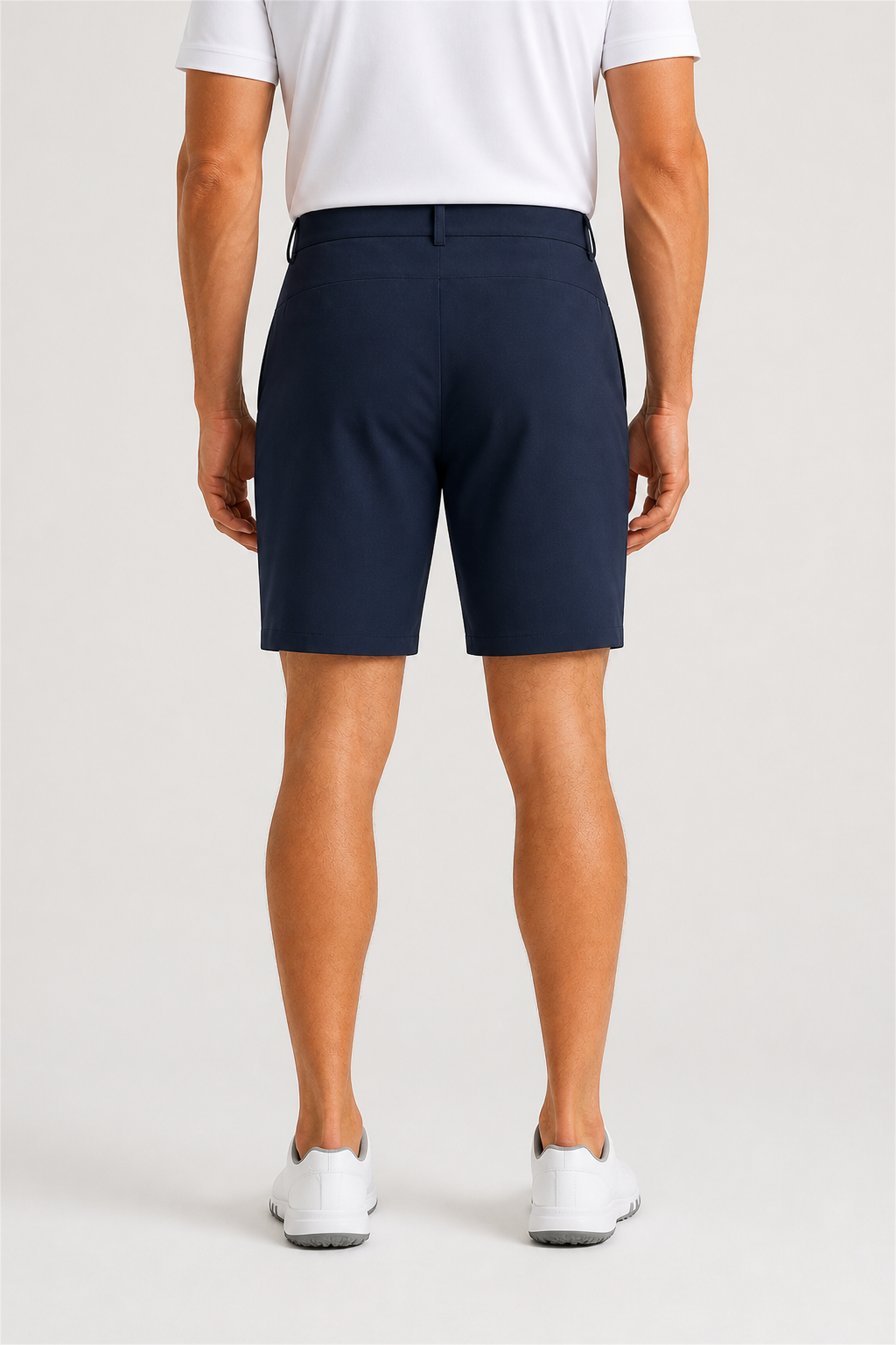 Clean back view with no rear pockets