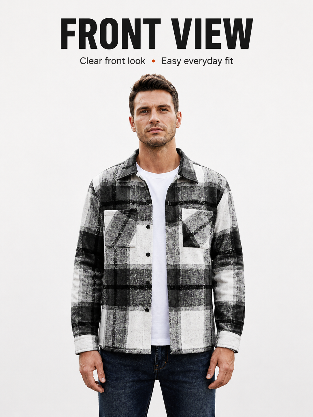 Men's Flannel Shirt Jacket