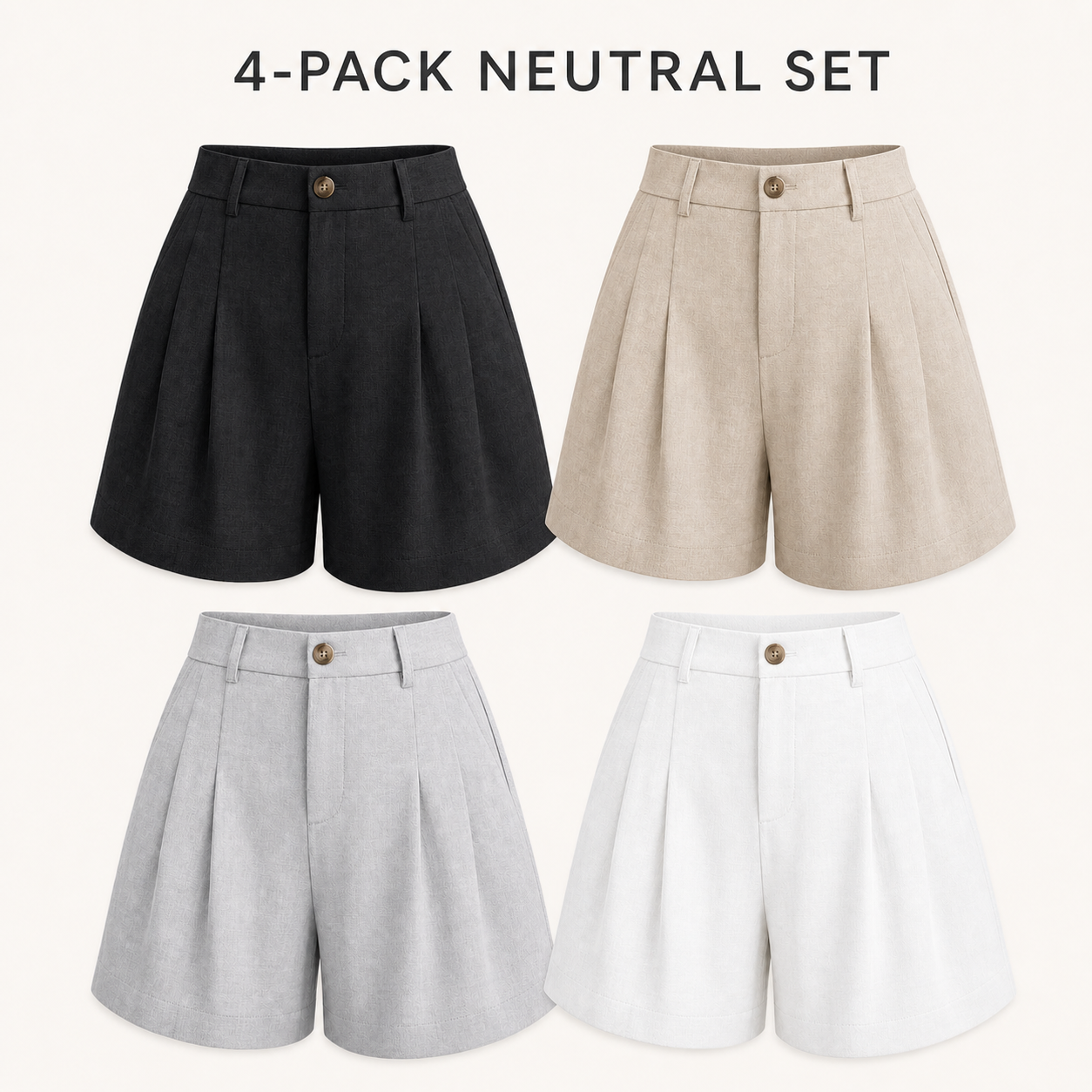 sku 4pack neutral set