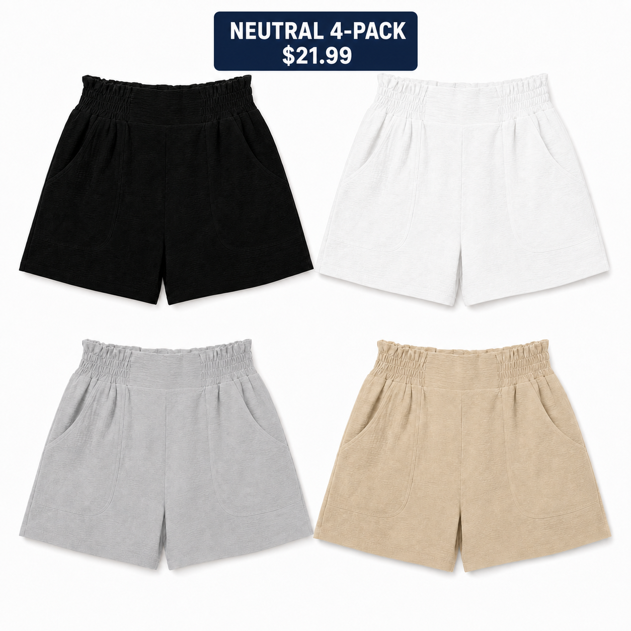 sku 4pack neutral set