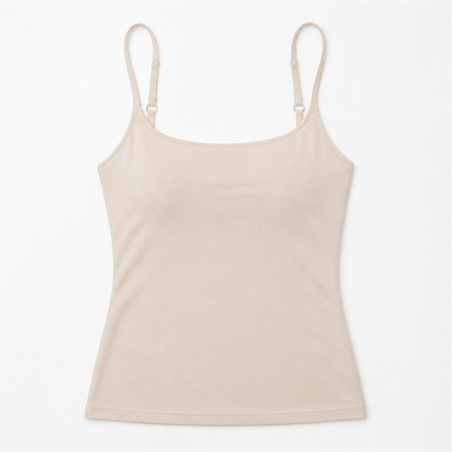 Beige smooth camisole pack