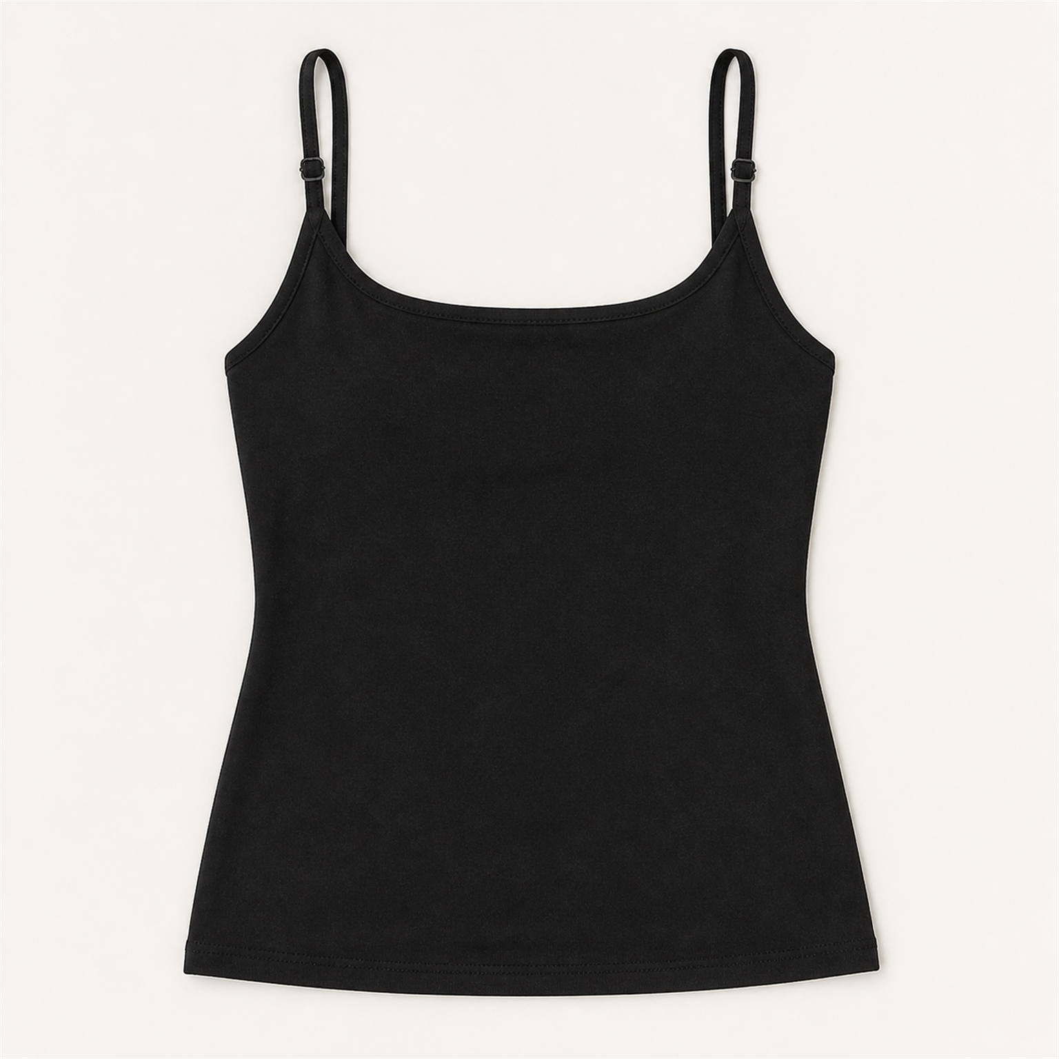 Black smooth camisole pack