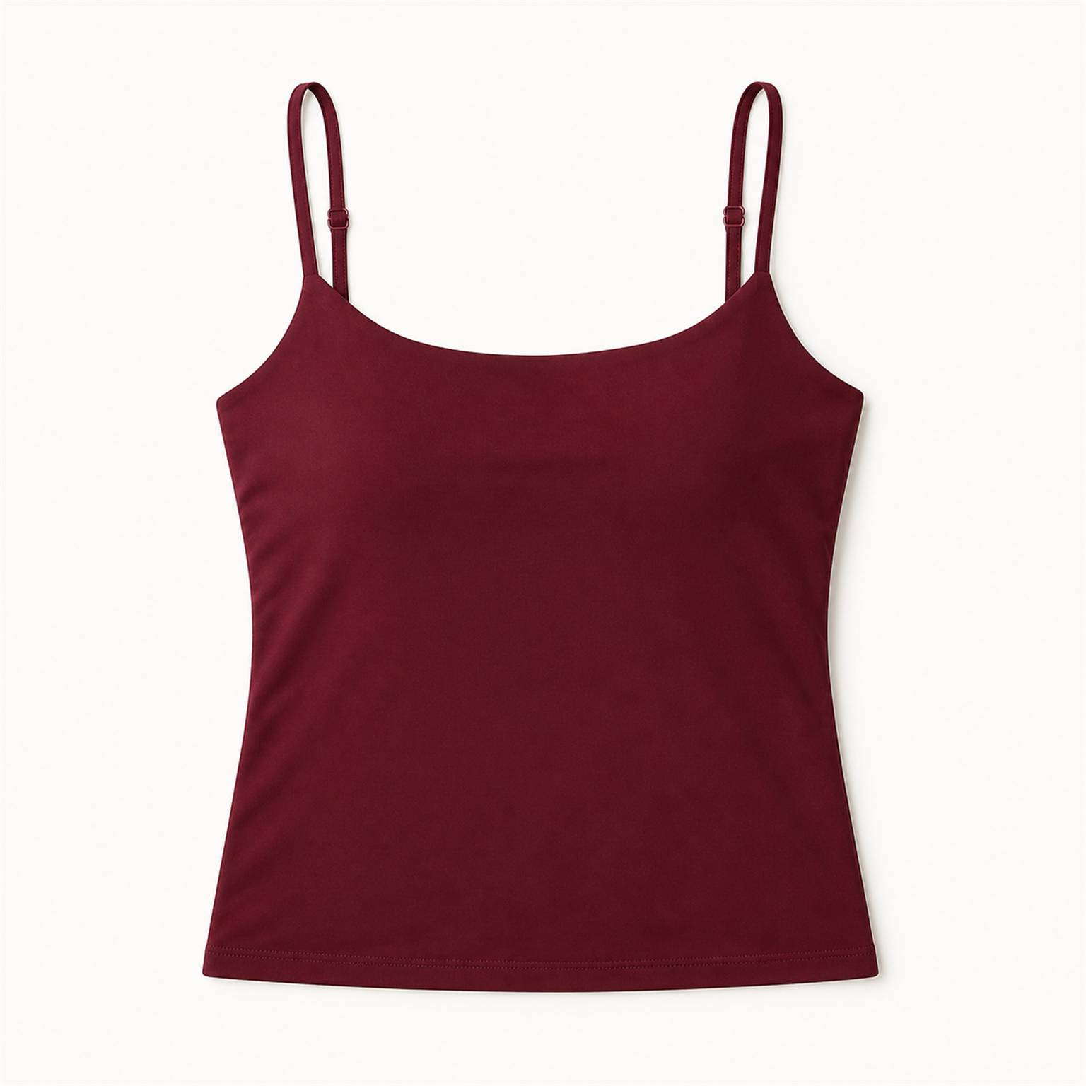 Burgundy smooth camisole pack