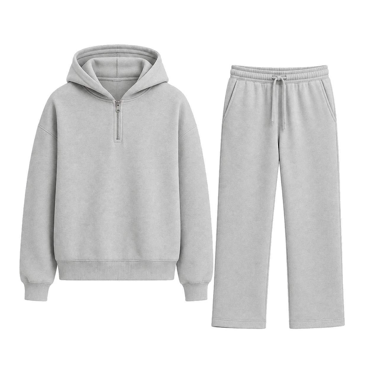 Light Gray single-color matching set.