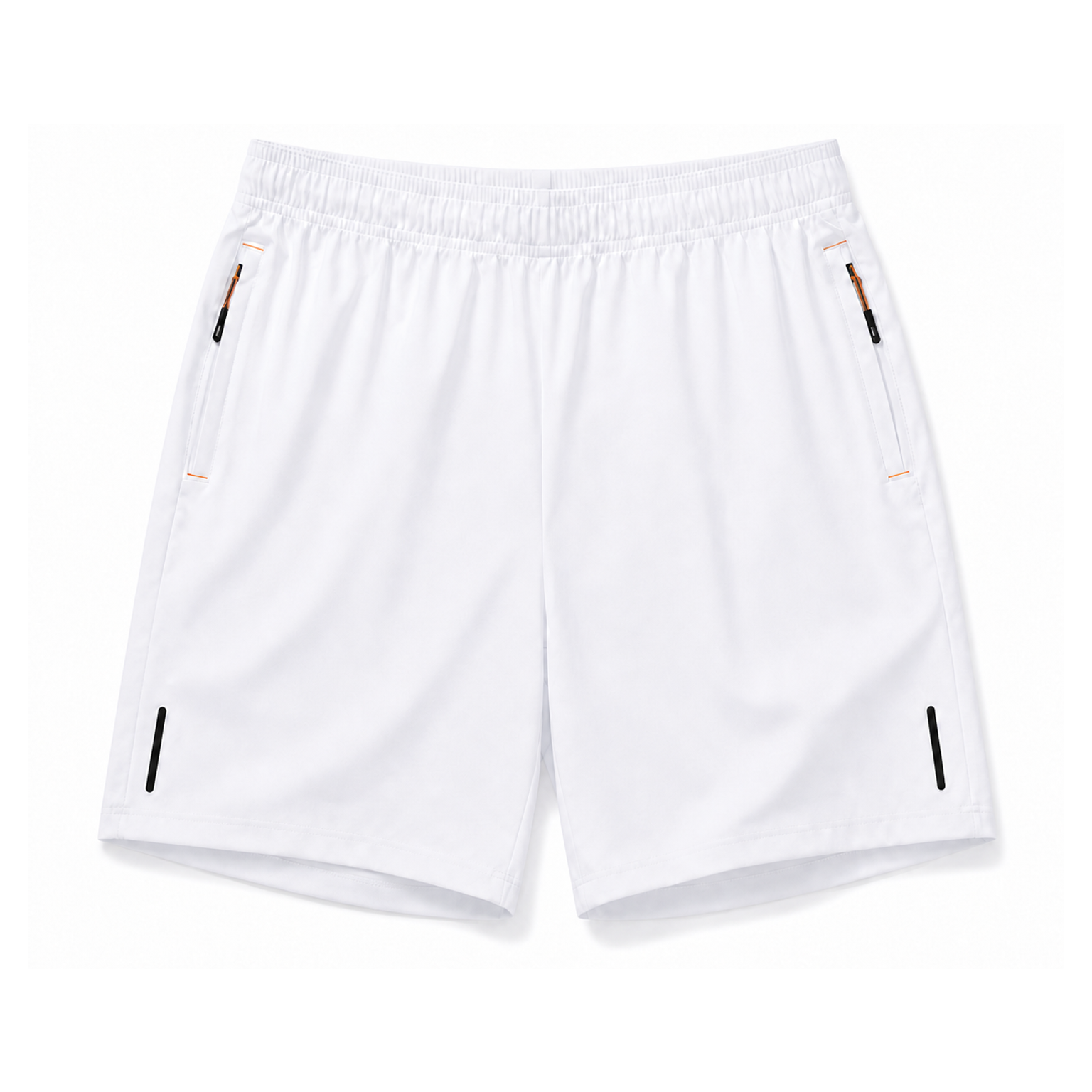 Men's quick-dry zip-pocket active shorts - sku white