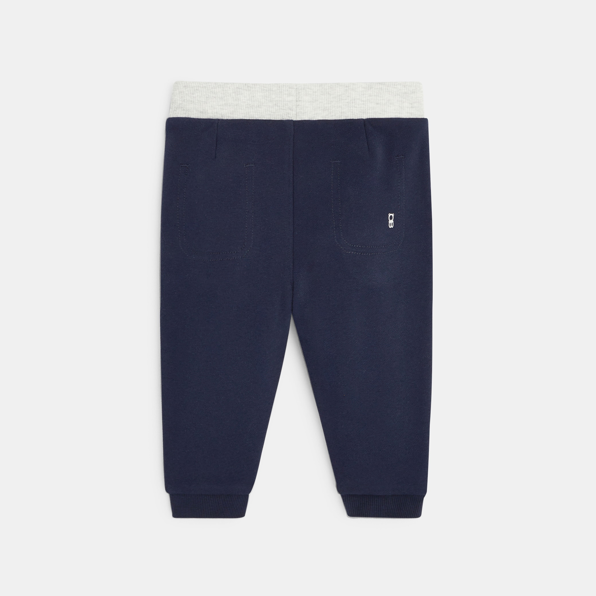 Pantalon jogging bleu bébé garçon - Bleu navy